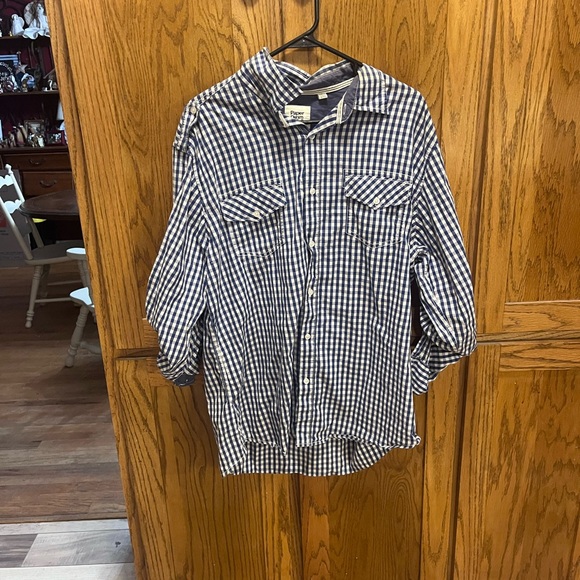 Paper Denim & Cloth Other - Paper Denim & Cloth Black and White Gingham Shirt